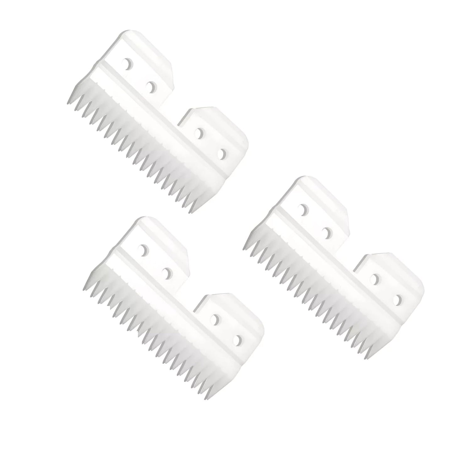 3PCS Ceramic Hair Clipper Cutter Blades 18 Teeths Fit for Wahl KM2 KM5 KM10 A5 Style Clippers Beauty and Personal Care DBEIXIWEI