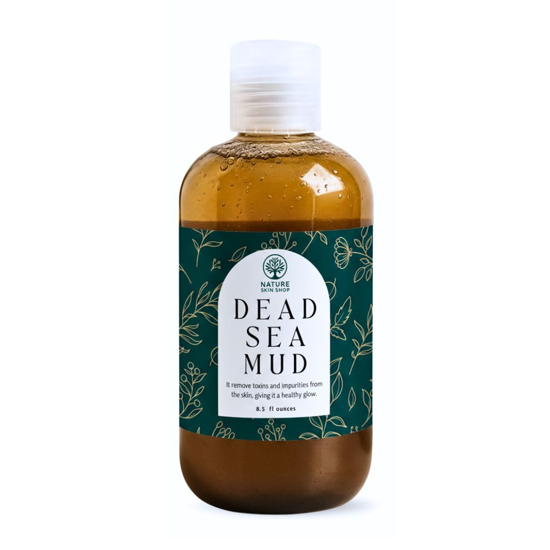 Nature Skin Shop Dead Sea Mud Body Wash, Detoxifying & Purifying Mineral-Rich Cleanser for Body Acne, Clogged Pores & Oily Skin, Natural Spa Quality Beauty & Personal Care Nature Skin Shop