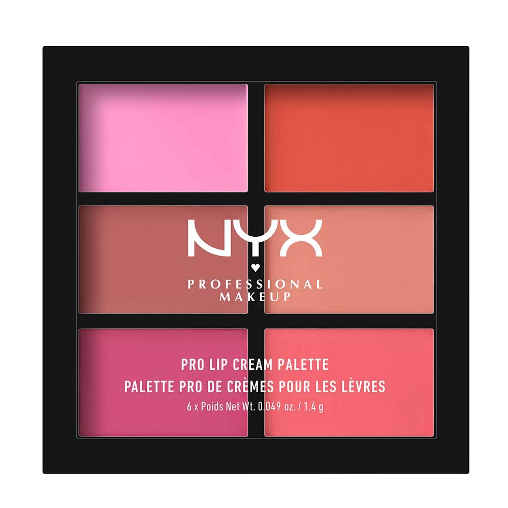 NYX PROFESSIONAL MAKEUP Pro Lip Cream Palette, The Pinks, 0.317 Ounce Beauty & Personal Care NYX PROFESSIONAL MAKEUP