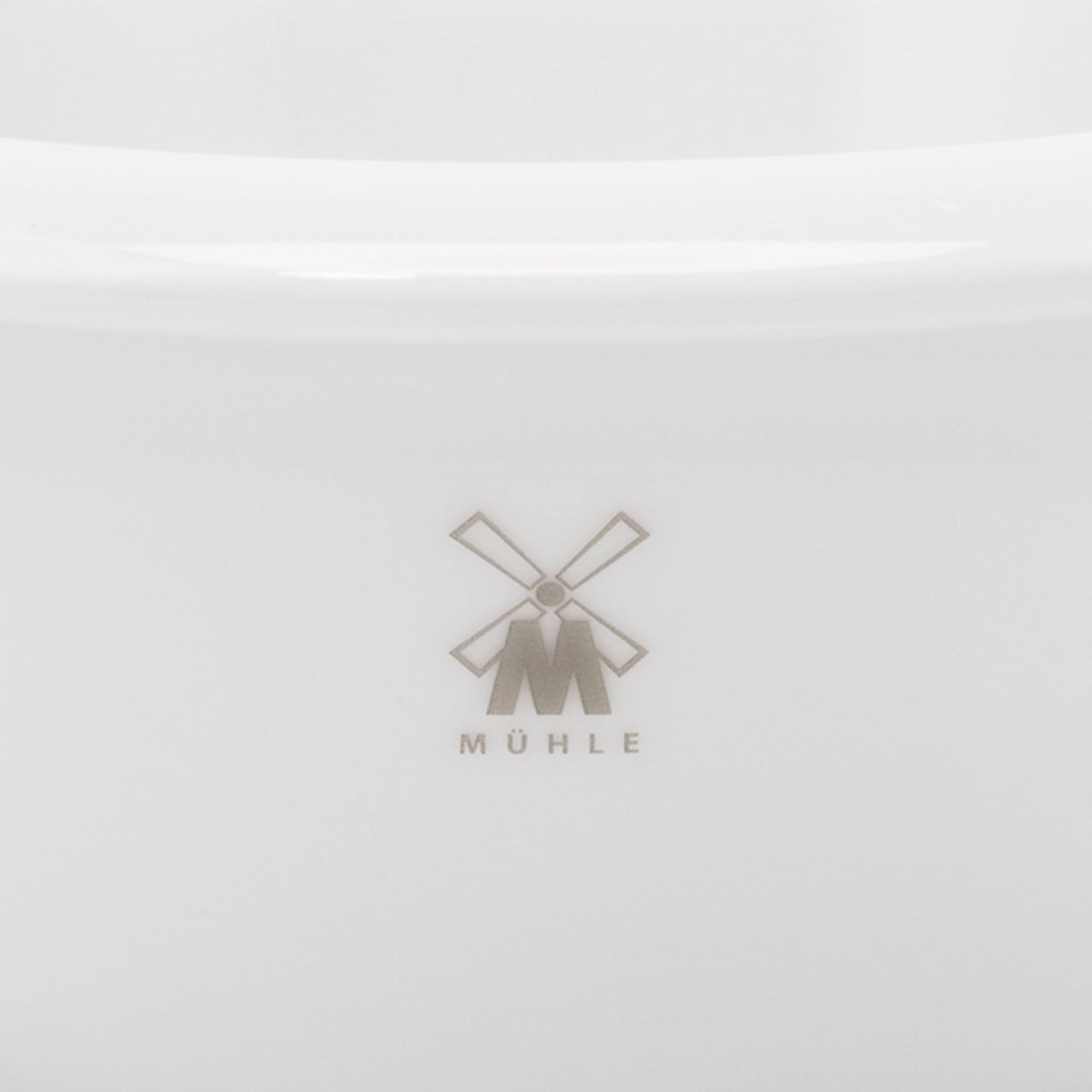 MÜHLE White Porcelain Platinum Rim Shaving Dish Beauty and Personal Care MÜHLE