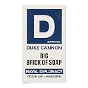 Duke Cannon Naval Diplomacy Big Brick of Soap - Ocean Air and Mandarin Scent - 10oz Bar Soap for Men Long -Lasting - Triple-Milled - Moisturizing Beauty & Personal Care Duke Cannon Supply Co.