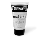 Mehron Makeup Fantasy FX Cream Makeup | Water Based | Halloween | Silver Face & Body Paint For Adults 1 fl oz (30ml) (Silver) Beauty & Personal Care Mehron