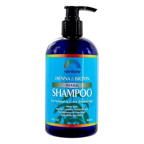 Rainbow Research Organic Herbal Henna Boitin Shampoo, 12 Fluid Ounce Beauty & Personal Care Rainbow Research