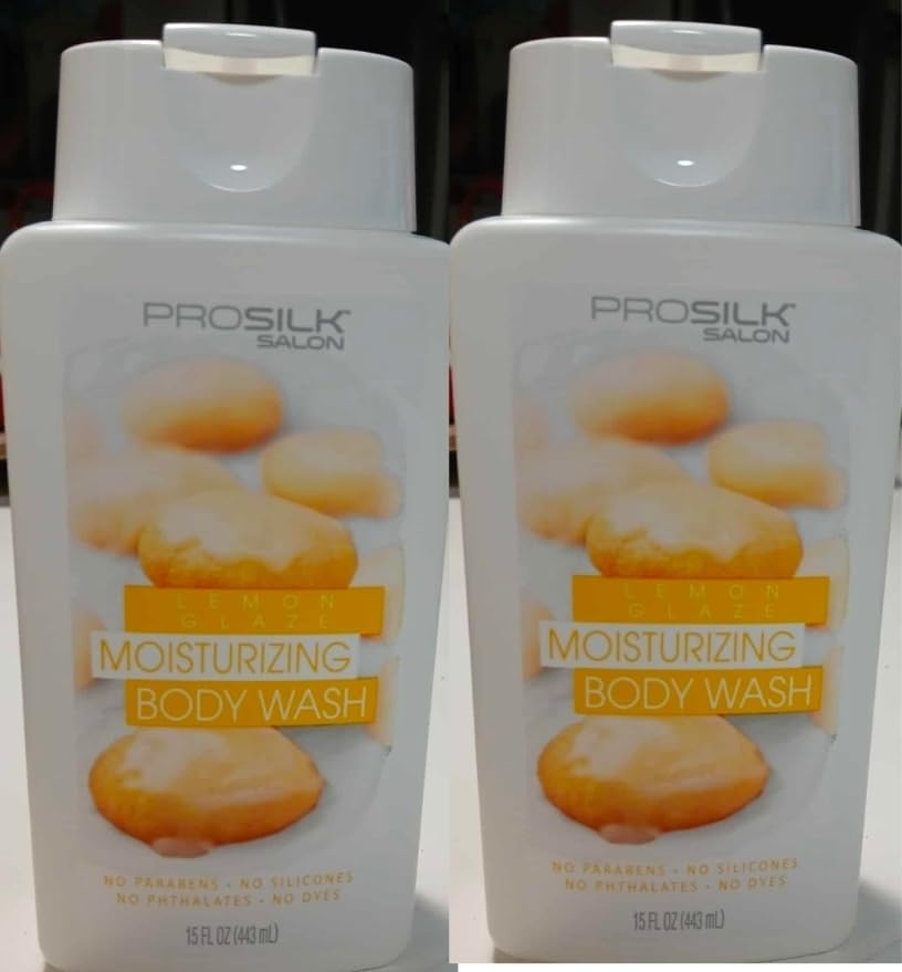 The Right Solutions Corporation PROSILK Salon Moisturizing Body Wash, Lemon Scent, No Parabens No Silicones, 15 Fl Oz, 2-Pack Beauty & Personal Care The Right Solutions Corporation