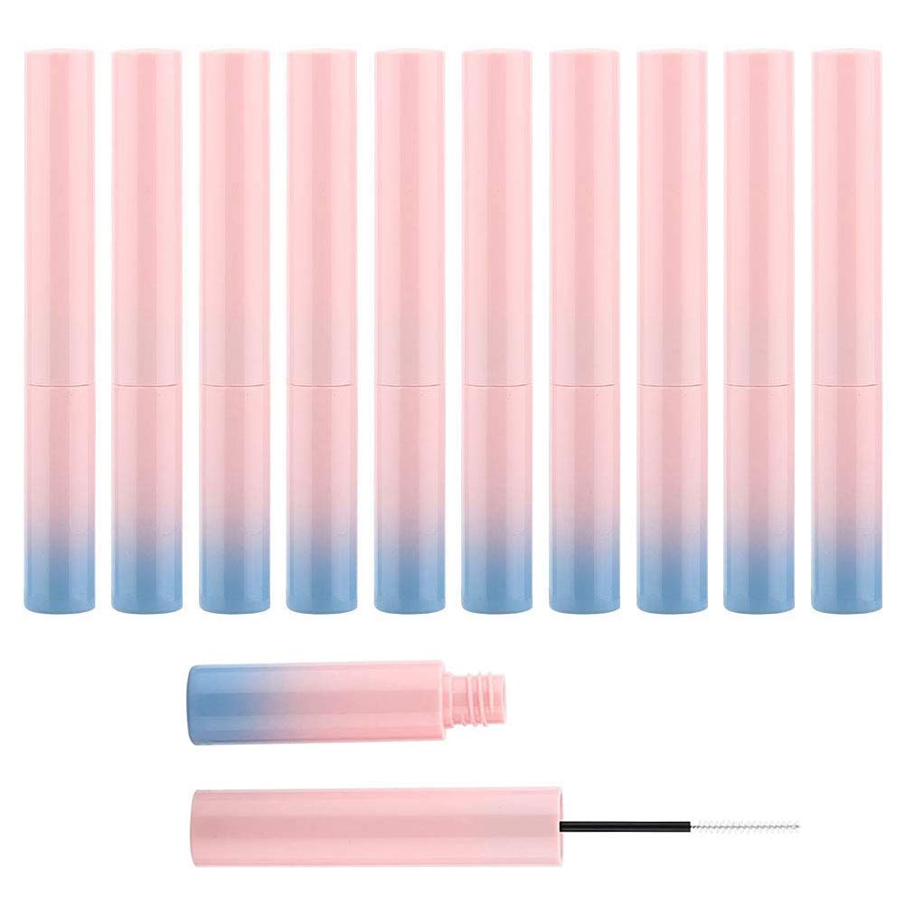 Yitengteng Mascara Container Bottle 10Pcs 6ML Reusable Gradient Empty Mascara Tube Portable Travel Mascara Bottle,Fine Brush Beauty & Personal Care Yitengteng
