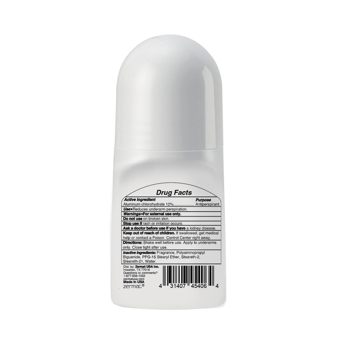 Zermat Status, Roll-On Deodorant, 24 h Antiperspirant, 2.5 Oz. Beauty and Personal Care Zermat