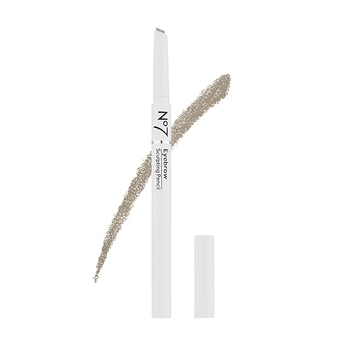 No7 Beautifully Brows Sculpting Pencil - Blonde - Angled Tip Precision Brow Pencil with Brush Tip to Comb and Style Brows (0.2g) Beauty & Personal Care No7