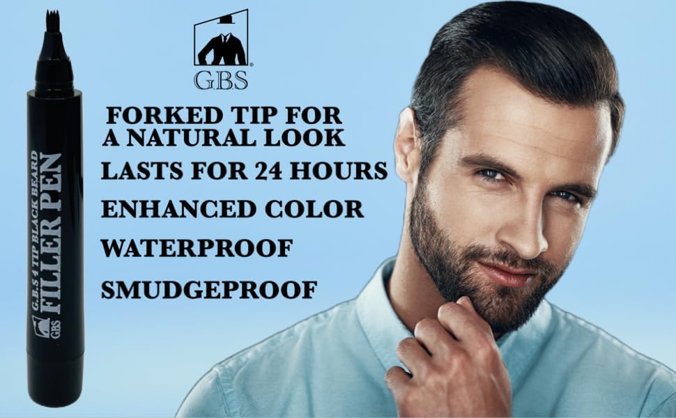 G.B.S Mustache Wax Extra Strong Hold Fragrance Free Inlcudes Handmade Mustache Comb and Trimming Scissors and Beard Pen Dark Brown (3) Beauty and Personal Care G.B.S