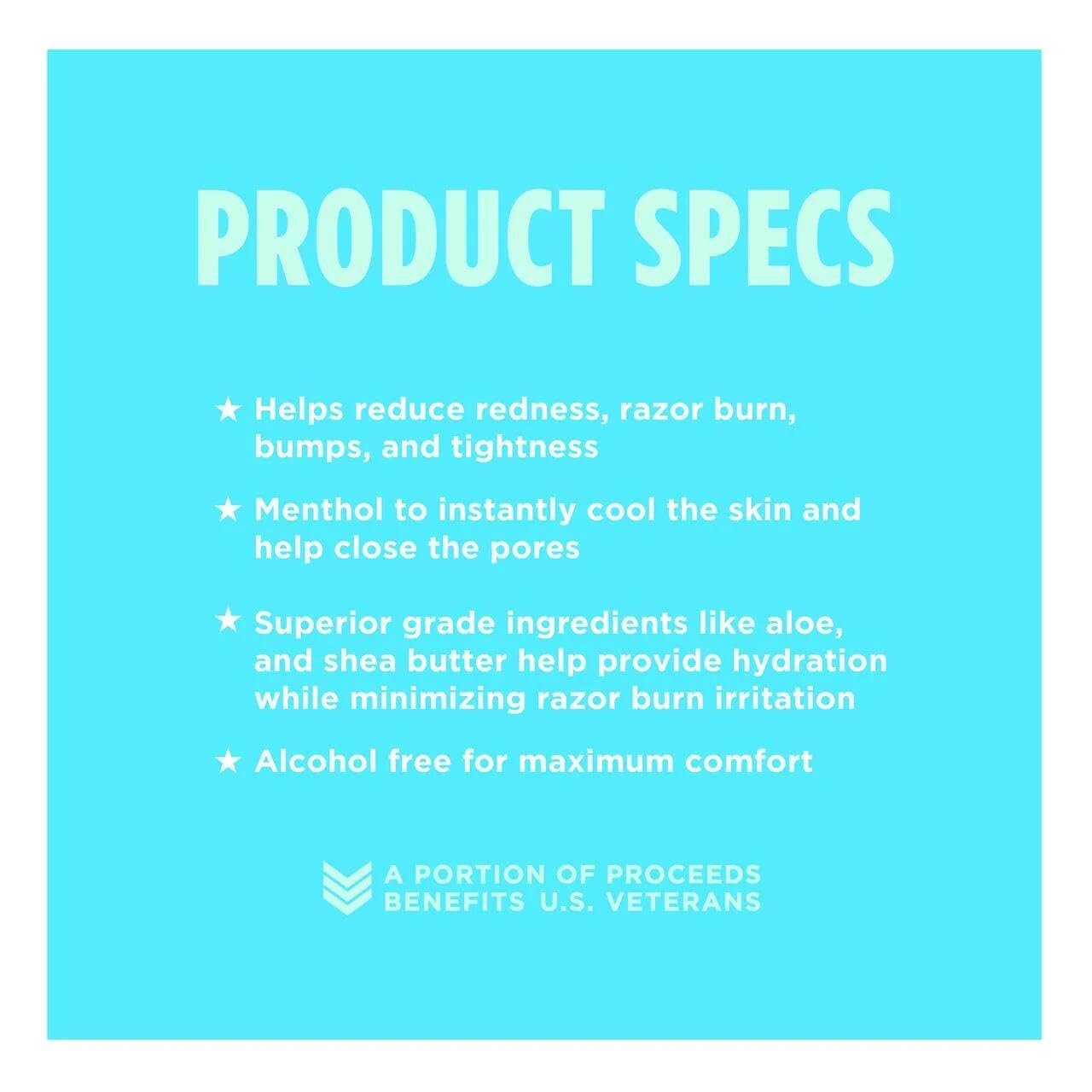 Duke Cannon Supply Co. - Ice Cold Cooling Effect After-Shave Balm, (6 oz) Closes Pores and Soothes Skins to Prevent Irritation (6 oz.) Beauty and Personal Care Duke Cannon Supply Co.