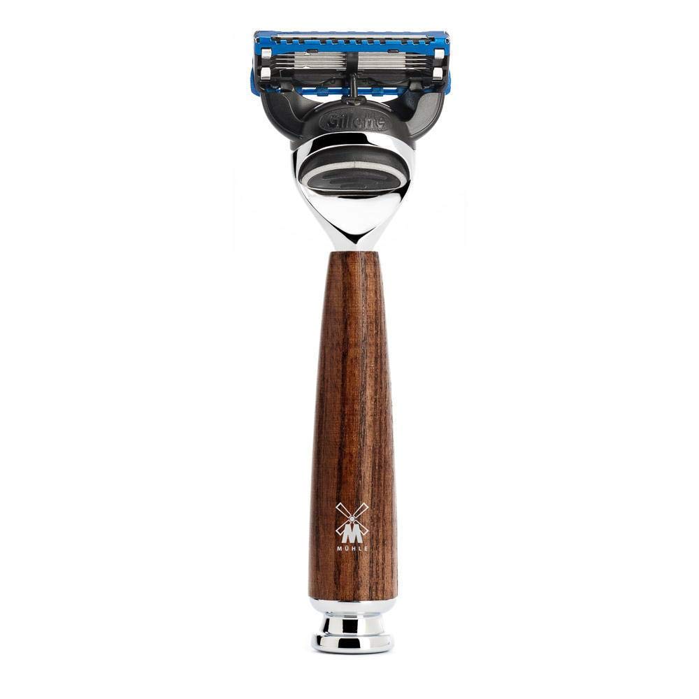 MÜHLE RYTMO 3-Piece Pure Badger 5-Blade Razor Modern Luxury Wet Shaving Set - Perfect for Every Day Use, Barbershop Quality Close Smooth Shave Beauty and Personal Care MÜHLE