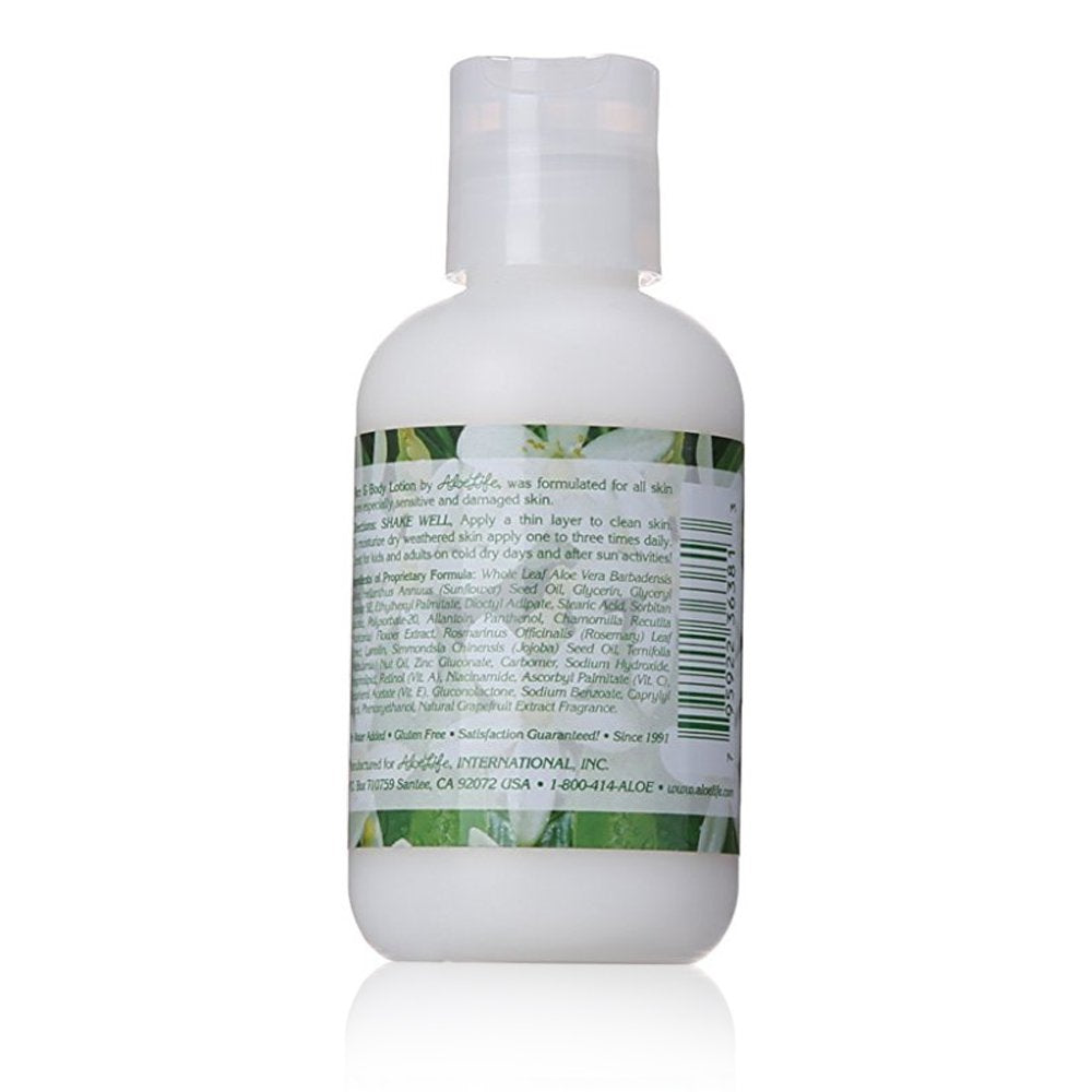 Aloe Life - Face & Body Lotion, Concentrated Formula, Hydrates Dry Skin, Contains Antioxidants, Minerals, & Herbal Extracts, Pleasant Grapefruit Beauty & Personal Care Aloe Life