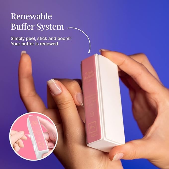 Beauty Nuggets Made My Nails Buffer, Ultimate Shine 3 Way Nail Buffing Block with Professional Nail File 120/180 Grit-Perfect All in One Manicure Tool Beauty & Personal Care Beauty Nuggets