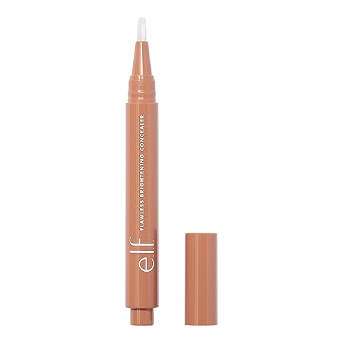 e.l.f. Flawless Brightening Concealer, Illuminating & Highlighting Face Makeup, Conceals Dark Under Eye Circles, Tan 45 N, 0.07 Fl Oz Beauty & Personal Care e.l.f.