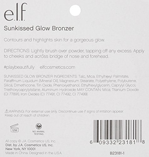 Glow Bronzer, Sun Kissed, 0.18 Ounce Beauty & Personal Care e.l.f.