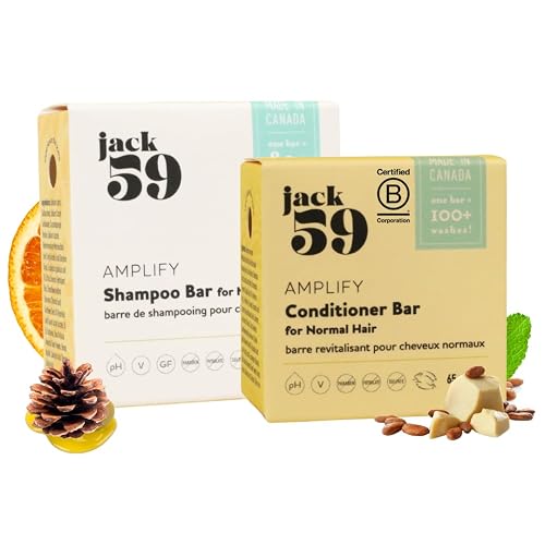 All Natural Shampoo and Conditioner Set for Normal Hair with Soothing Scent, Bar Shampoo and Conditioner Set to Increase Hair Volume, Boost Shine Beauty & Personal Care Jack59
