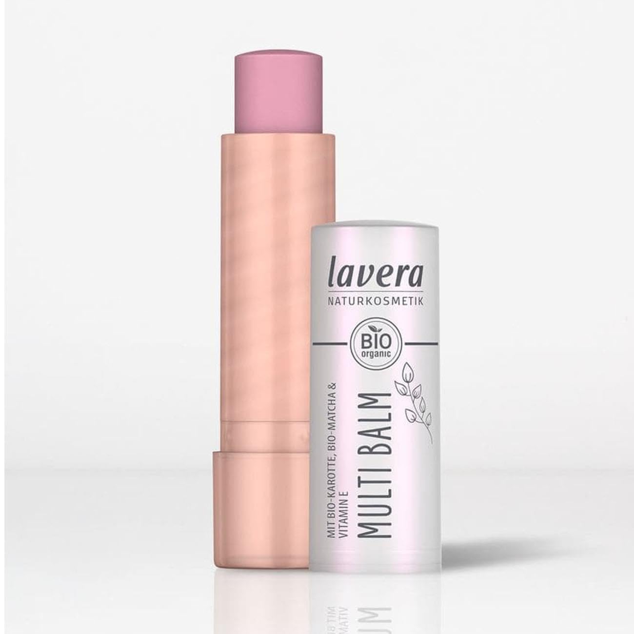lavera Multi Balm Cloudy Pink 02 - for eyes, lips or cheeks - intense colour - fresh glow - melt-in texture - effortless blending - vegan - natural Beauty and Personal Care lavera