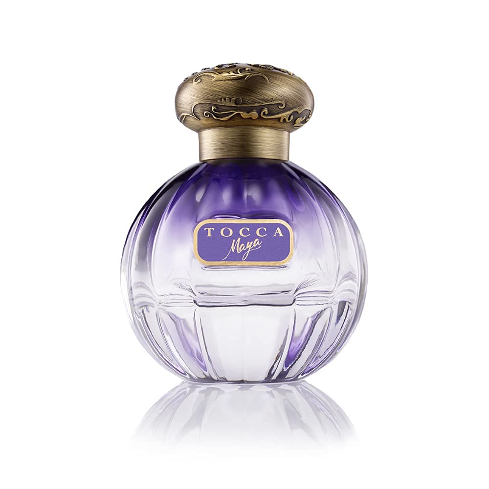 Tocca Women's Eau de Parfum, Maya Fragrance, 1.7oz (50 ml) - Warm Floral, Wild Iris, Blackcurrant, Patchouli Heart - Hand-Finished Bottle Beauty & Personal Care Tocca