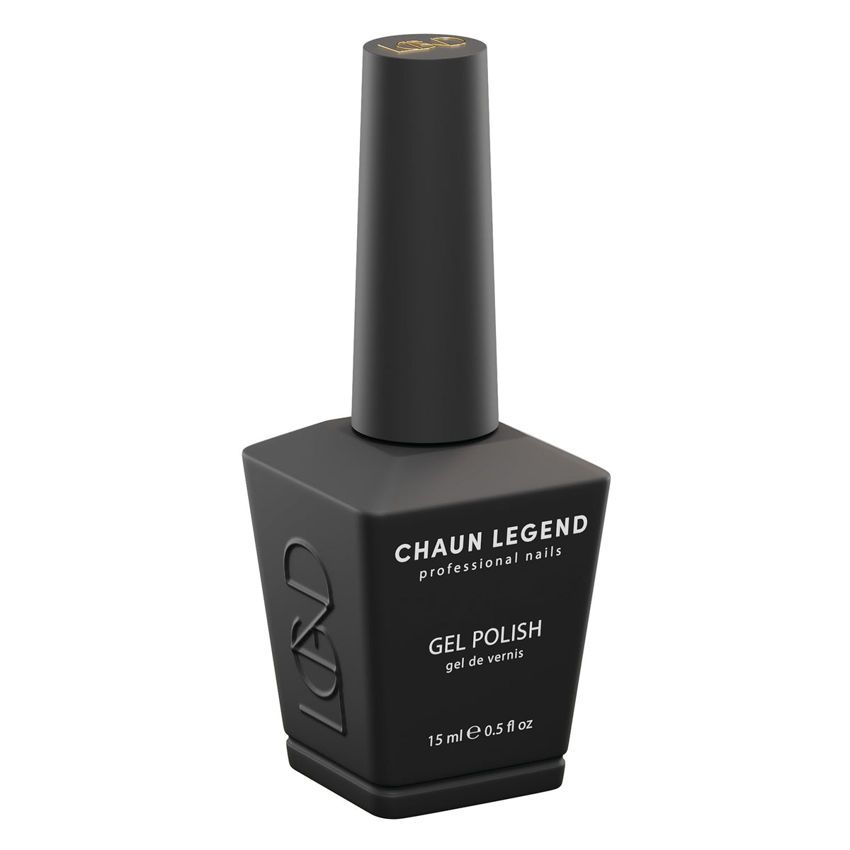 Chaun Legend UV Gel Nail Polish, 0.5 Ounce Long Lasting Salon Quality, Bubble Free Professional Manicures, Quick Dry, High Shine, Black Diamond LG5080