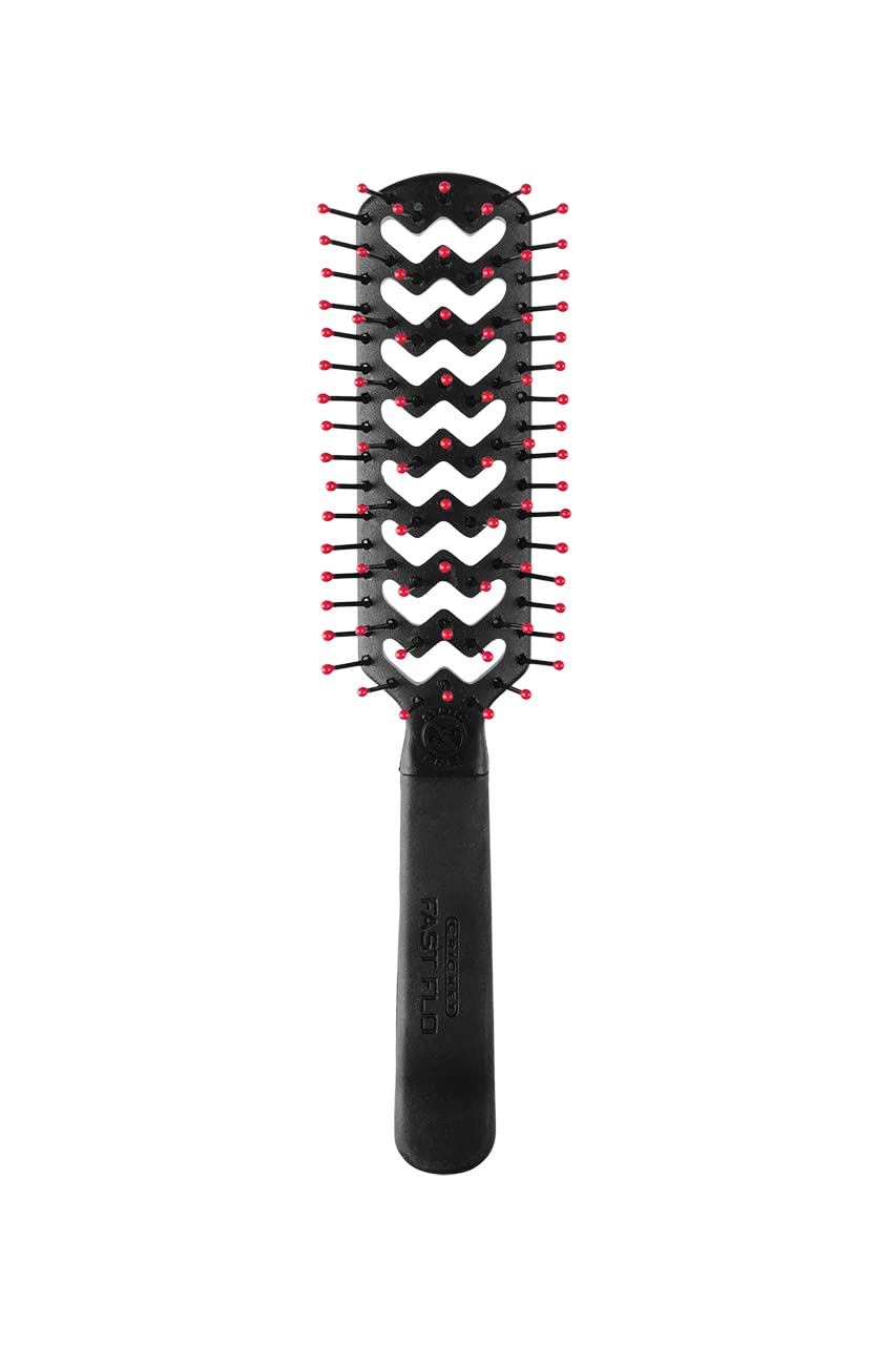 Cricket Static Free Fast Flo Vent Hair Brush - Quick Blow Drying, Easy Styling, and Tangle-Free Detangling for All Hair Types, Long, Short, Thick Beauty & Personal Care Cricket