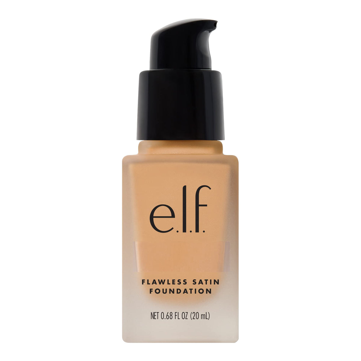 e.l.f. Flawless Satin Foundation, Lightweight & Medium Coverage, Semi-Matte Finish, Vegan , Toffee, 0.68 Fl Oz (20mL) Beauty & Personal Care e.l.f.