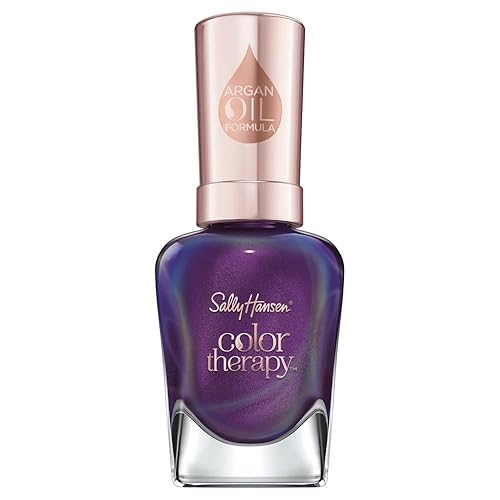 Sally Hansen Color Therapy Nail Polish, Plum Euphoria 402 Beauty & Personal Care Sally Hansen