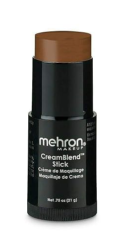 Mehron Makeup CreamBlend Stick - Foundation (.75 ounce) (Light Ebony) Beauty & Personal Care Mehron