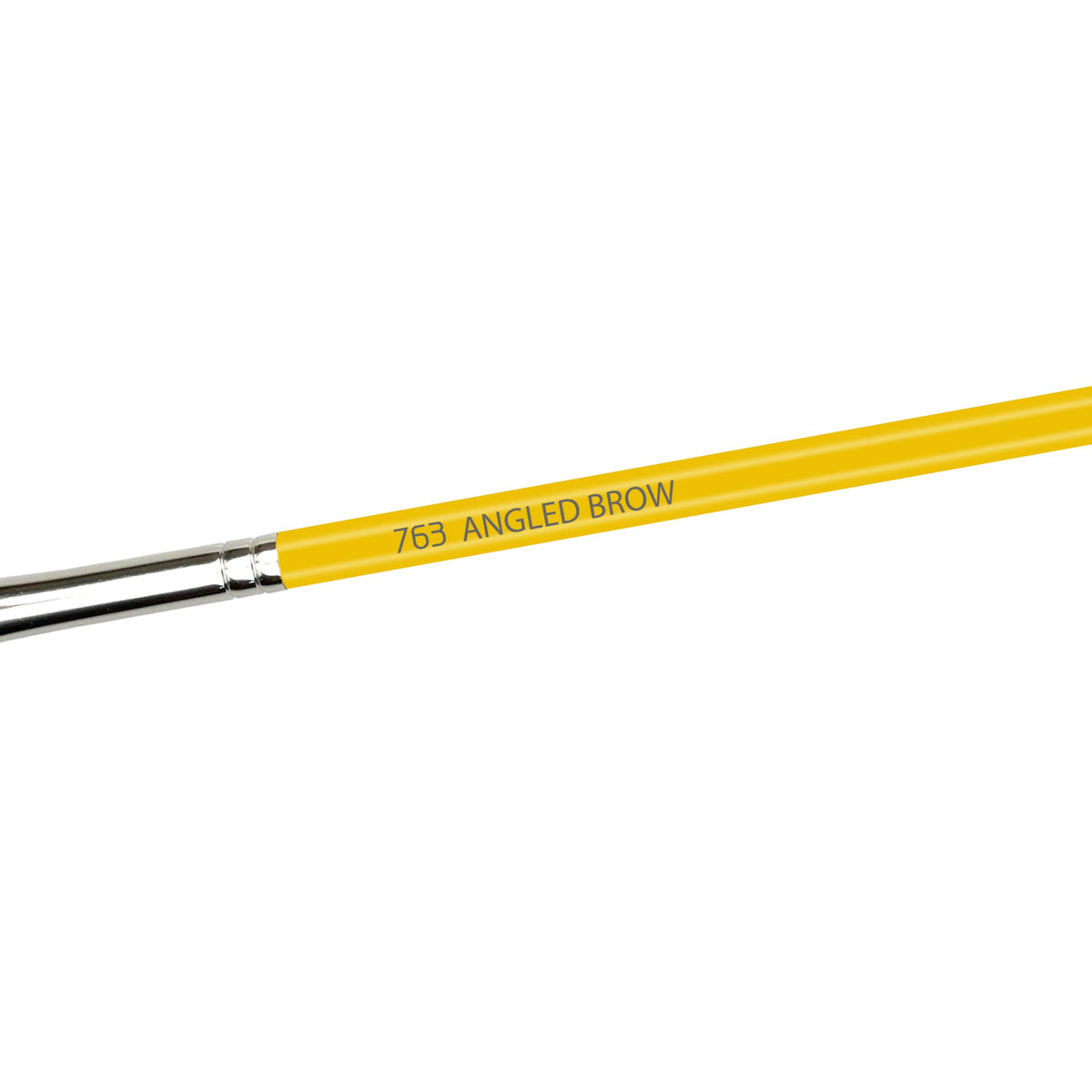 Bdellium Tools Professional Makeup Brush - Studio Series 763 Angled Brow - With Mix of Soft Synthetic & Natural Fibers, For Defining Eyebrows (Yellow