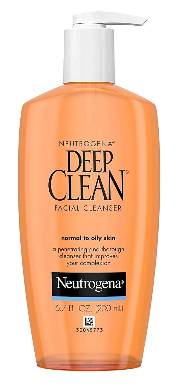 Neutrogena Deep Clean Facial Cleanser 6.7 Ounce (200ml) (Pack of 3) Beauty & Personal Care Neutrogena