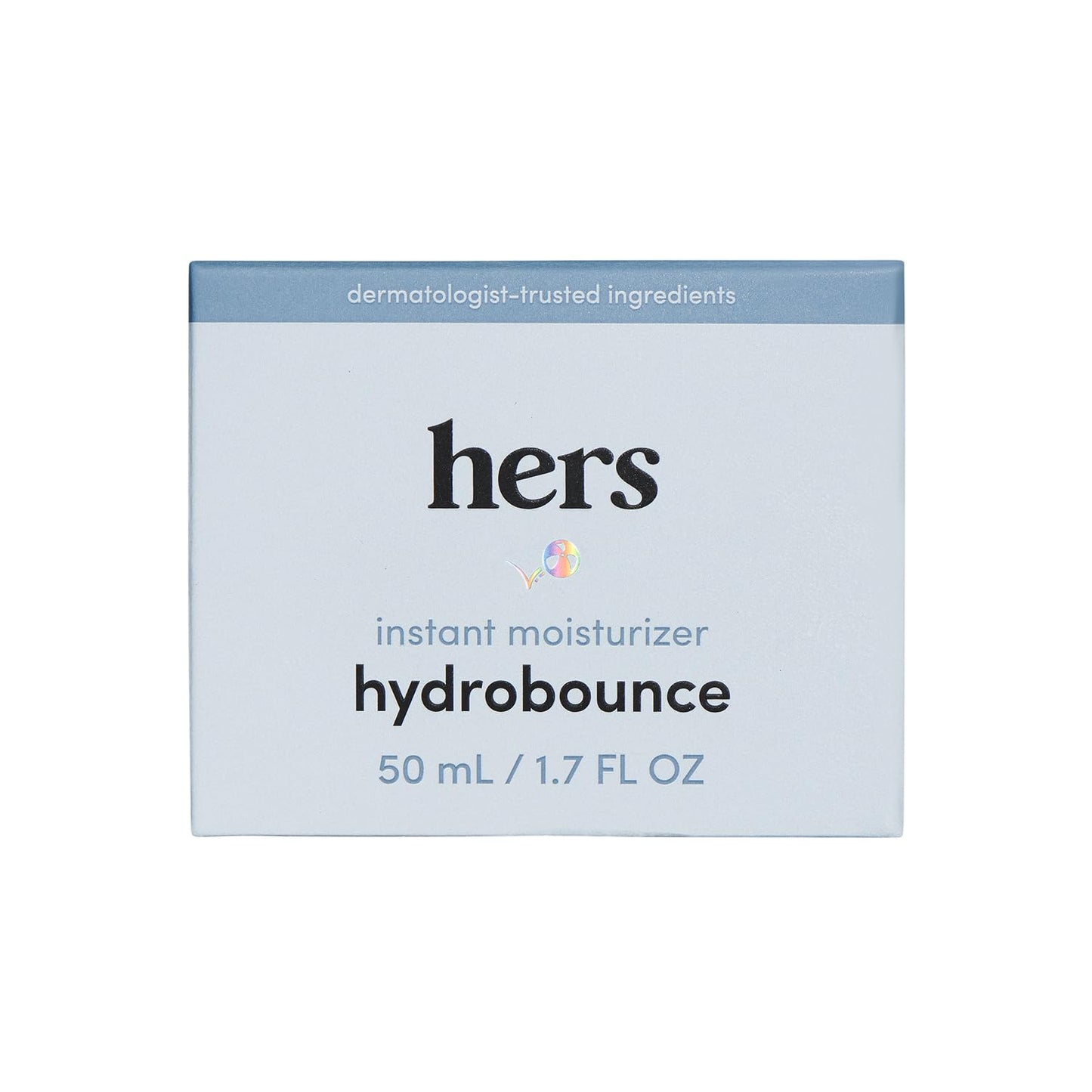 hers Hydrobounce Instant Moisturizer - Hyaluronic Acid, Squalane, & Probiotic Formula - Lightweight Daily Face Cream - Hydrating Vegan Facial Lotion Beauty & Personal Care HIMS & HERS