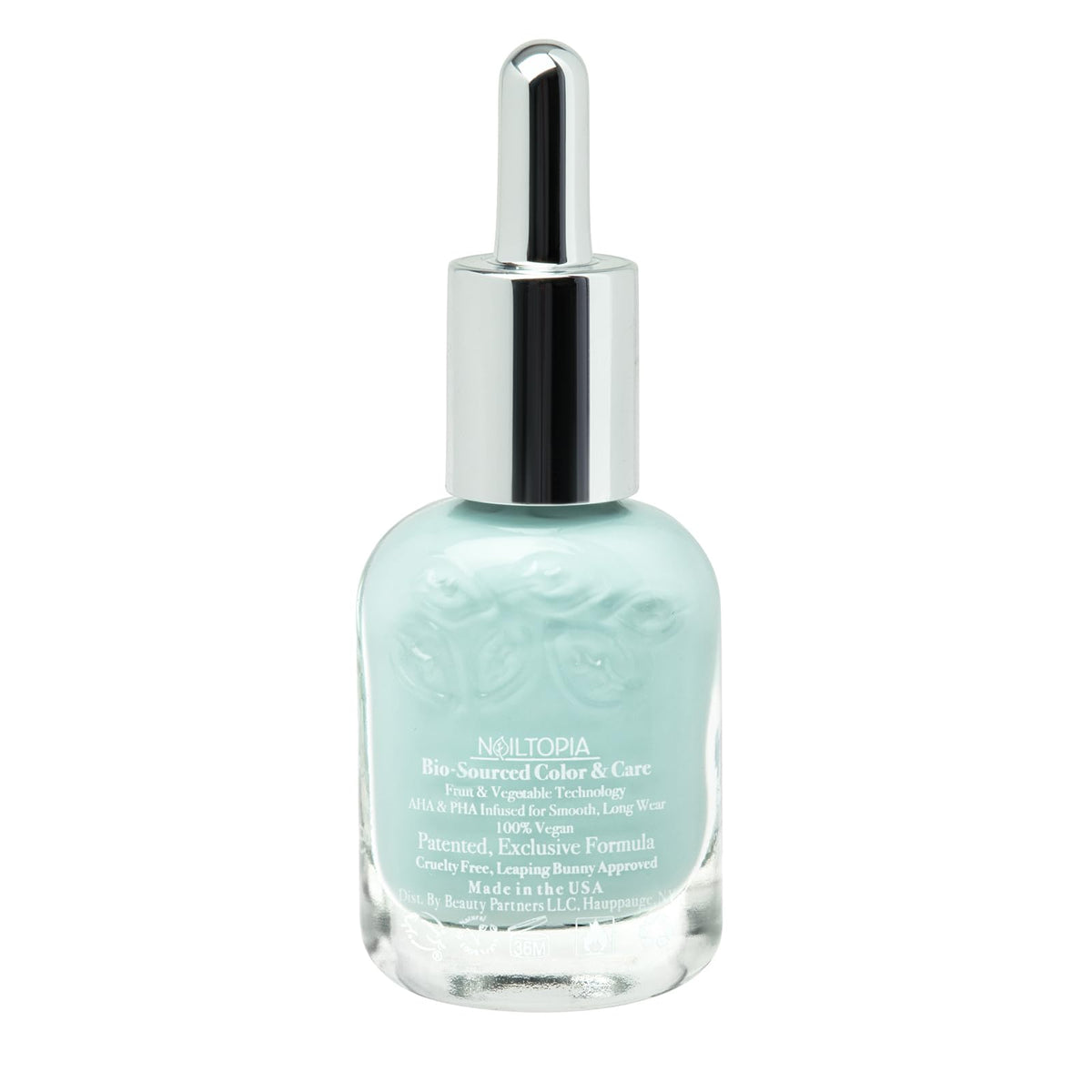 Nailtopia Bio-Sourced, Chip Free Nail Lacquer - All Natural, Strengthening Biotin and Superfood-Infused Polish - Chip Resistant Formula - Quick-Dry