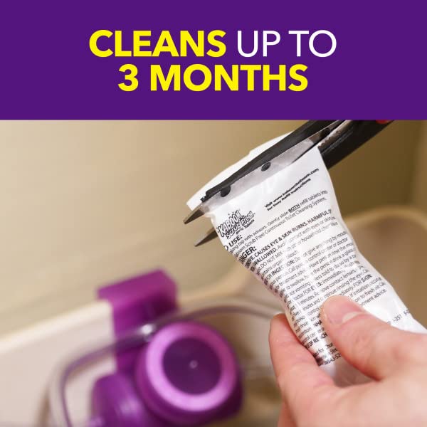Kaboom Scrub Free! Continuous Clean Toilet Cleaning System Refill, 1 Box with 2 Refill Pouches Beauty & Personal Care Kaboom