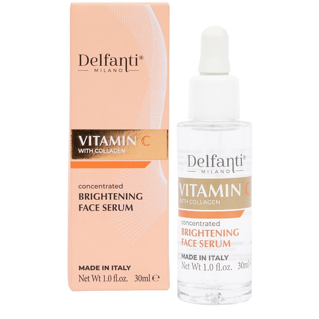 Delfanti Milano • VITAMIN C with COLLAGEN • Concentrated Brightening Face Serum • Made in Italy Beauty & Personal Care Delfanti-Milano