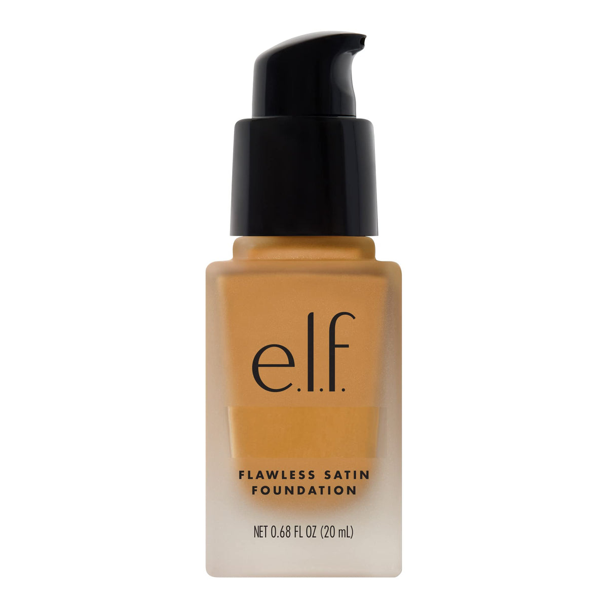 e.l.f. Flawless Satin Foundation, Lightweight & Medium Coverage, Semi-Matte Finish, Vegan , Almond, 0.68 Fl Oz (20mL) Beauty & Personal Care e.l.f.