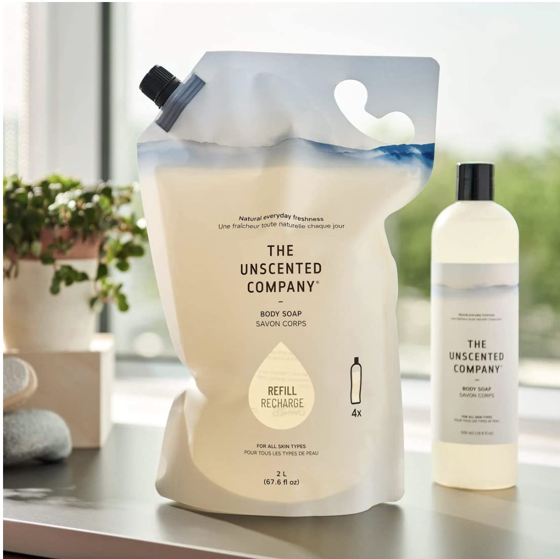 The Unscented Company Unscented Body Soap Refill, 67.6 FZ Beauty & Personal Care The Unscented Company