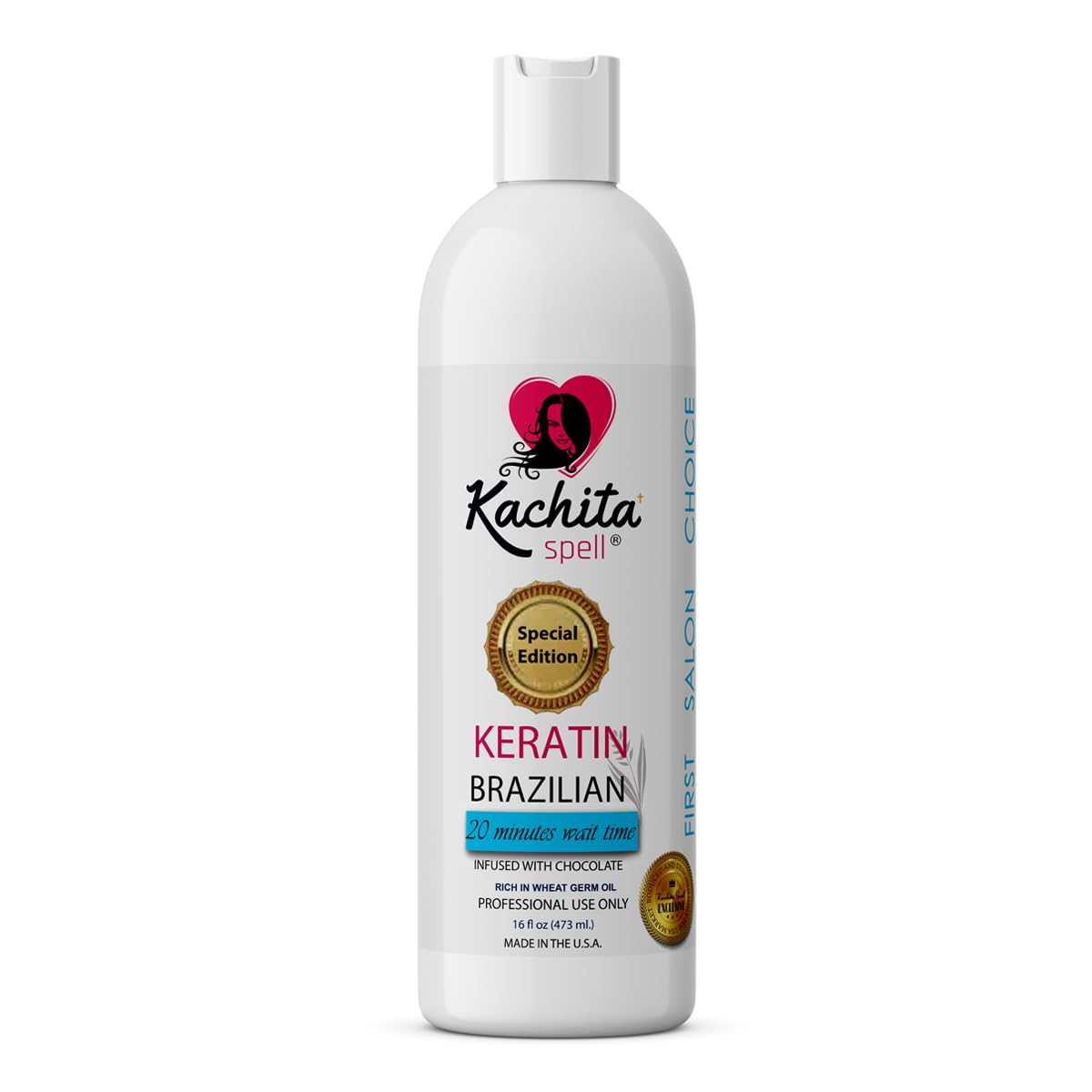 Full KIT New Brazilian Keratin Hair Blowout Treatment Kachita Spell Professional Results Straighten and Smooth Hair Beauty & Personal Care Kachita Spell
