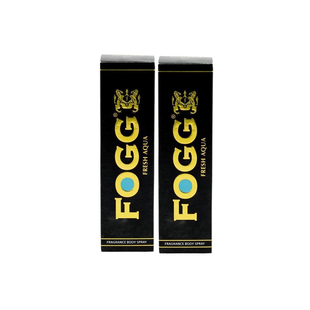 Fogg Fresh Deodorant Aqua Black Series For Men, 120Ml (Set Of 2) Beauty and Personal Care Fogg