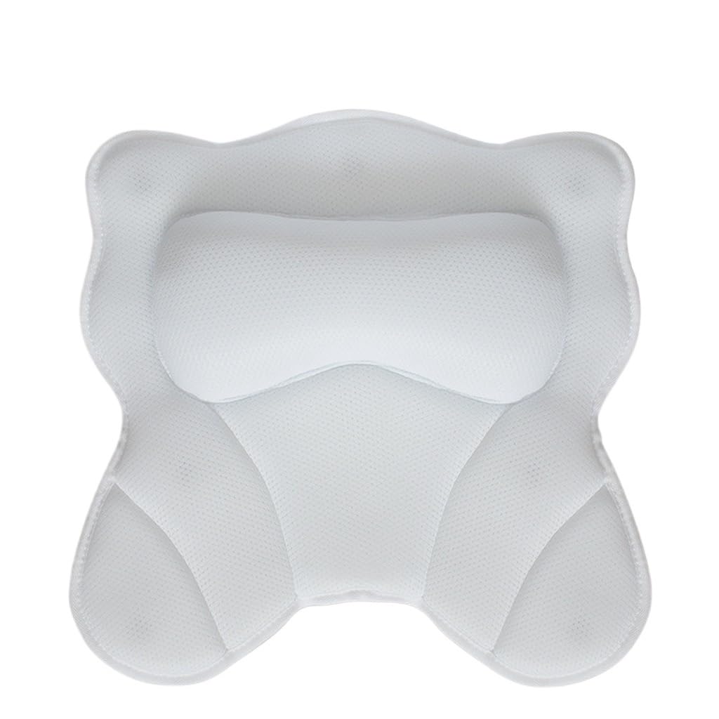 TEOYETTSF Bathtub Pillow 4D Fiber Bathtub Cushion 6 Suction Cups with Hooks Beauty and Personal Care TEOYETTSF