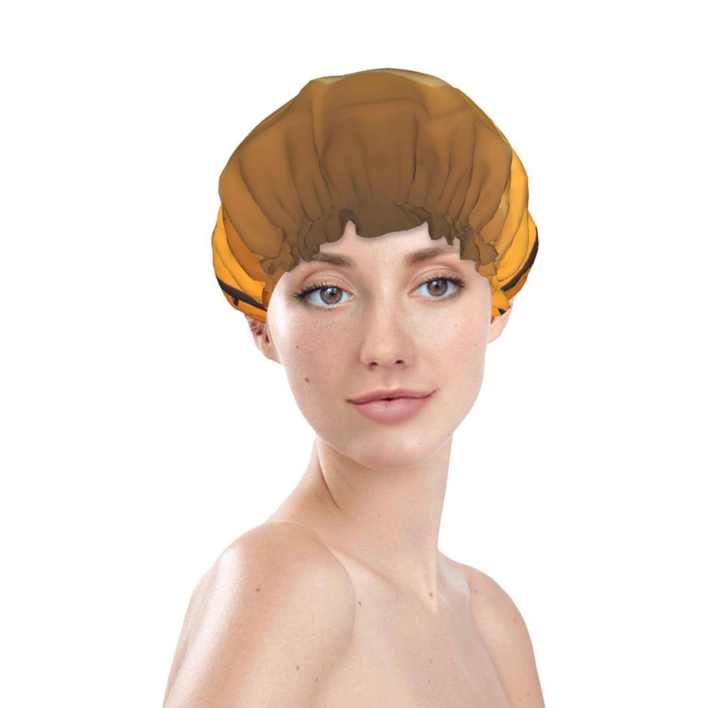 Aircraft Plane At Sunset Shower Cap For Women Reusable Double Layers Bathing Bath Cap Hair Caps Waterproof Elastic Band Ladies Spa Salon Shower Hat Beauty and Personal Care GDSHJKLW
