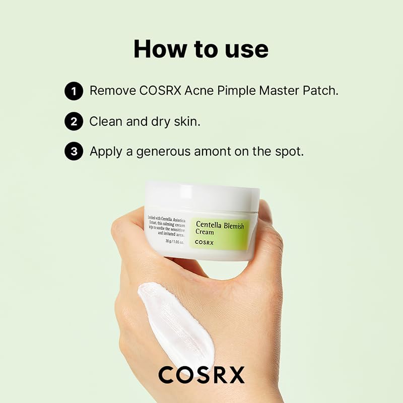 COSRX Centella Blemish Cream, 1.05 fl.oz / 30g | Centella | Korean Skin Care, Vegan, Cruelty Free, Paraben Free Beauty & Personal Care COSRX