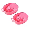 Framendino, 2 Pack Nail Soak Tray Manicure Bowl Soaker Bowls Red Beauty & Personal Care Framendino