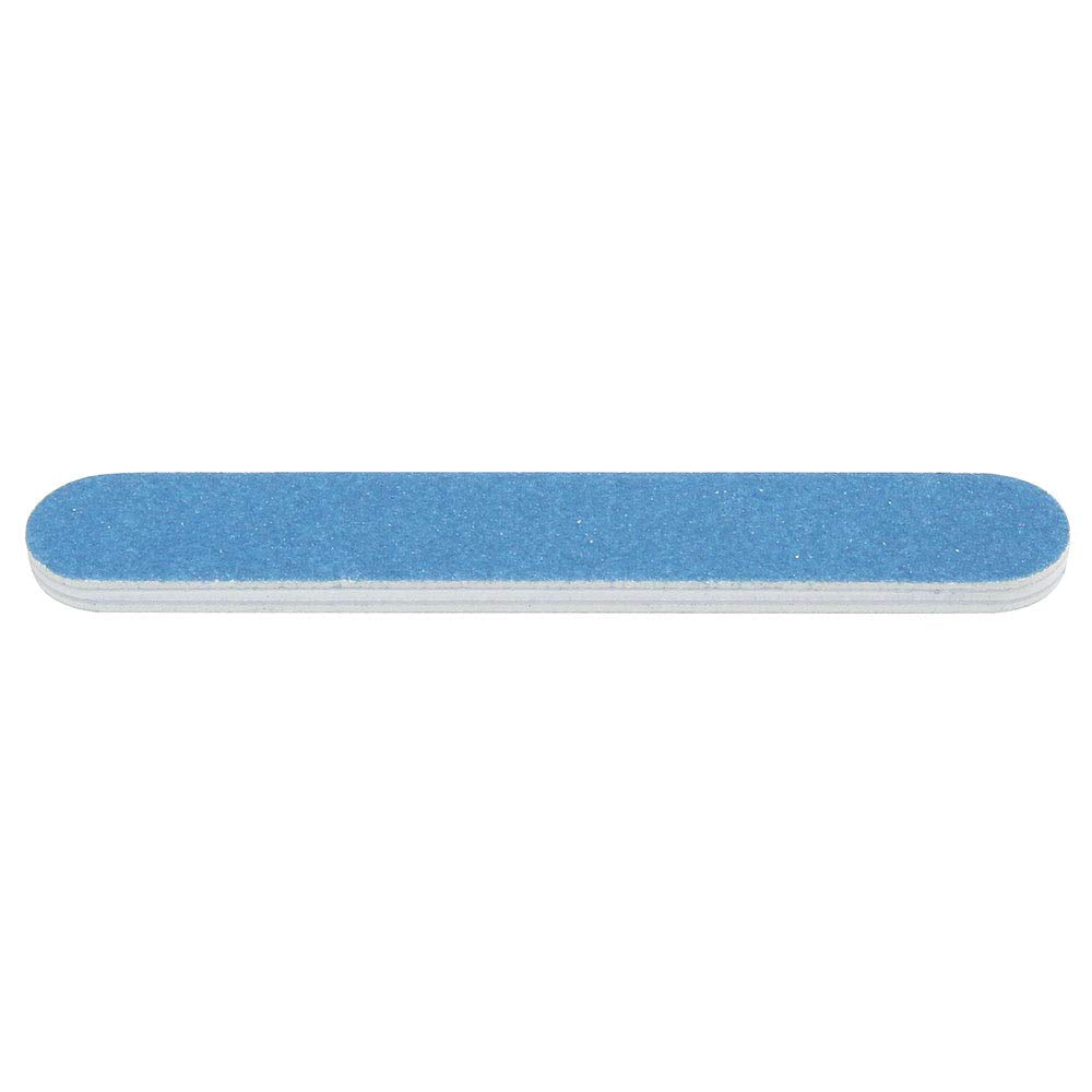 ForPro Professional Collection Mini Foam Board, Double-Sided Nail File, 220/320 Grit, 3.5” L x .5” W, Blue, 50-Count Beauty & Personal Care ForPro Professional Collection