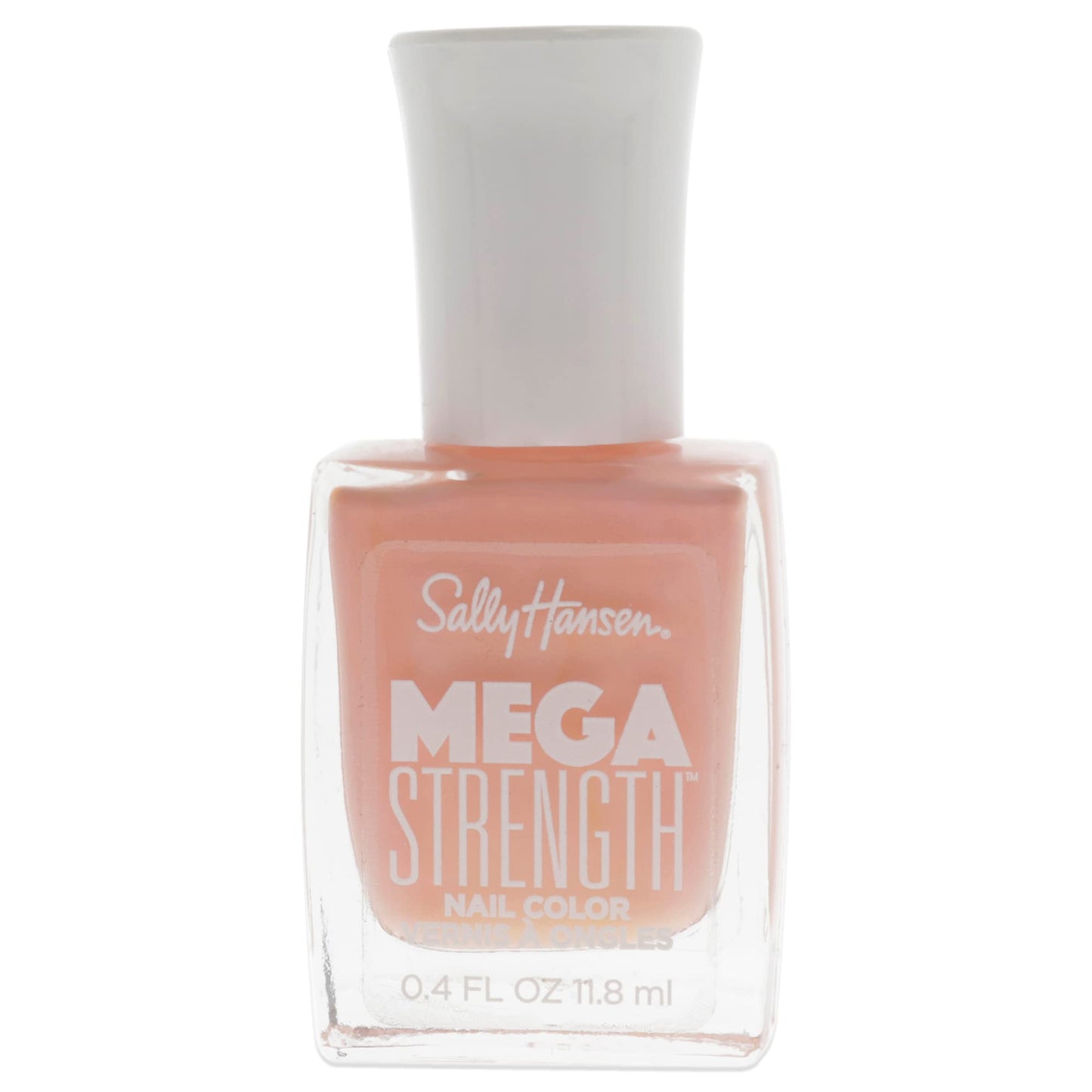 Sally Hansen Mega Strength Nail Color, I Ap-peach-iate You, .4 Fl Ounce, Jewel Very Cheery, 0.4 Fl Ounce Beauty & Personal Care Sally Hansen