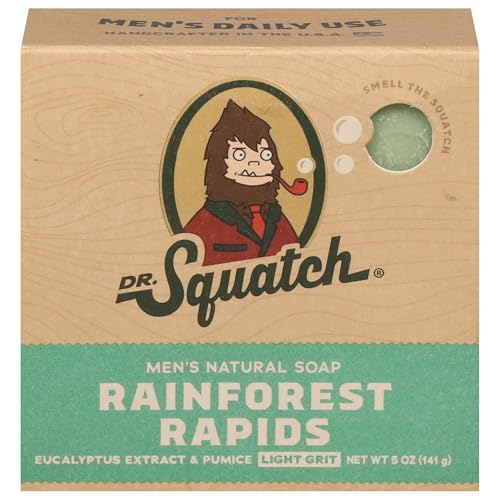 Dr. Squatch, Bar Soap Rainforest Rapids, 5 Ounce Beauty & Personal Care Dr. Squatch