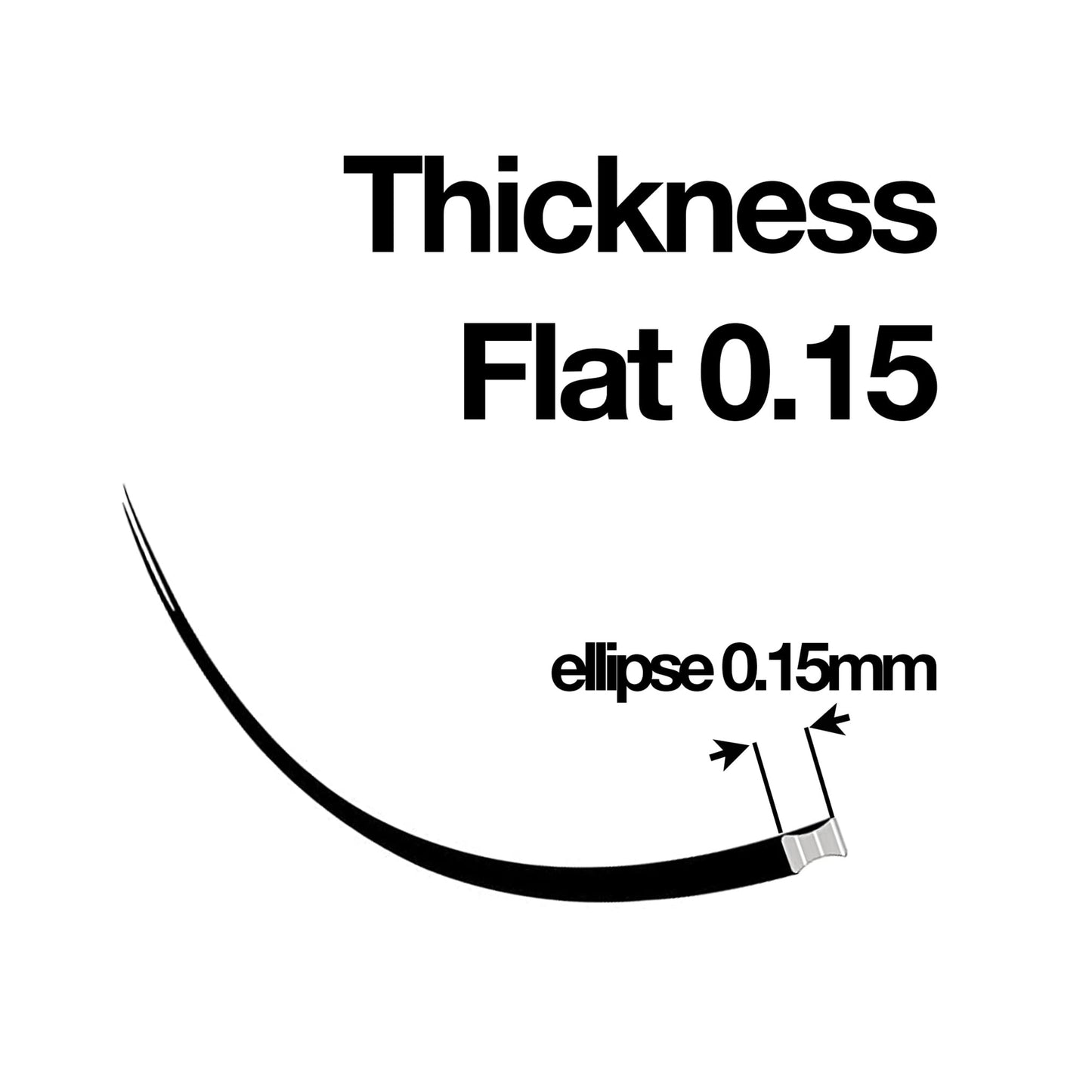 DESIRES LASHES By EMILYSTORES Ellipse Eyelashes 0.15mm Thickness C Curl Length 10mm Flat Lashes Extensions Volume Soft For Lash Beauty & Personal Care EMILYSTORES