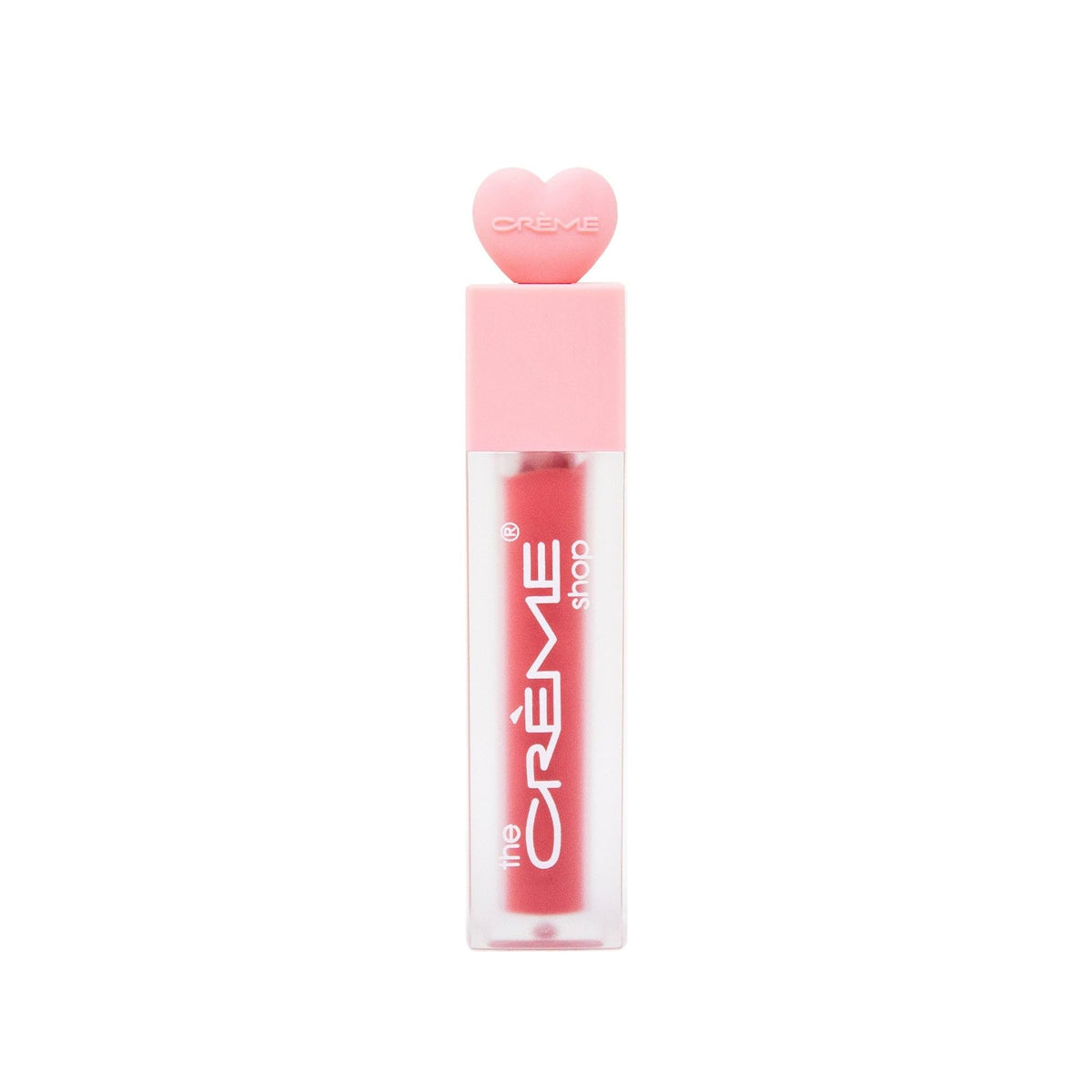 The Crème Shop Ultra-Moisturizing, 12HR+ Long-Lasting Glossy Lip Stain - Sunflower Seed Oil & Glycerin Infused for Soft, Hydrated Lips - WINE & DINE