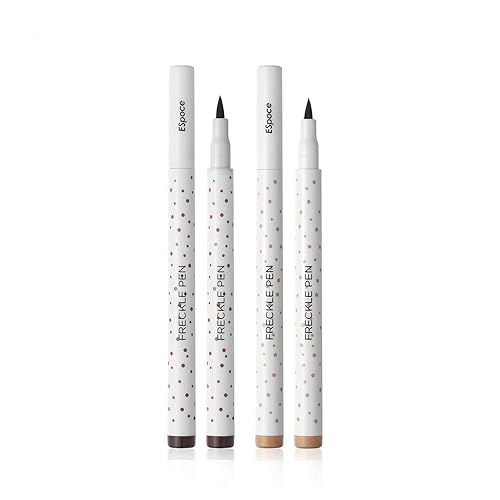 Marine Forest Freckle Pen 2 Colors Waterproof Long Lasting Quick Dry Small Spot Natural Like Face Freckle Makeup Pen, Dark Brown and Light Brown Beauty & Personal Care Marine Forest