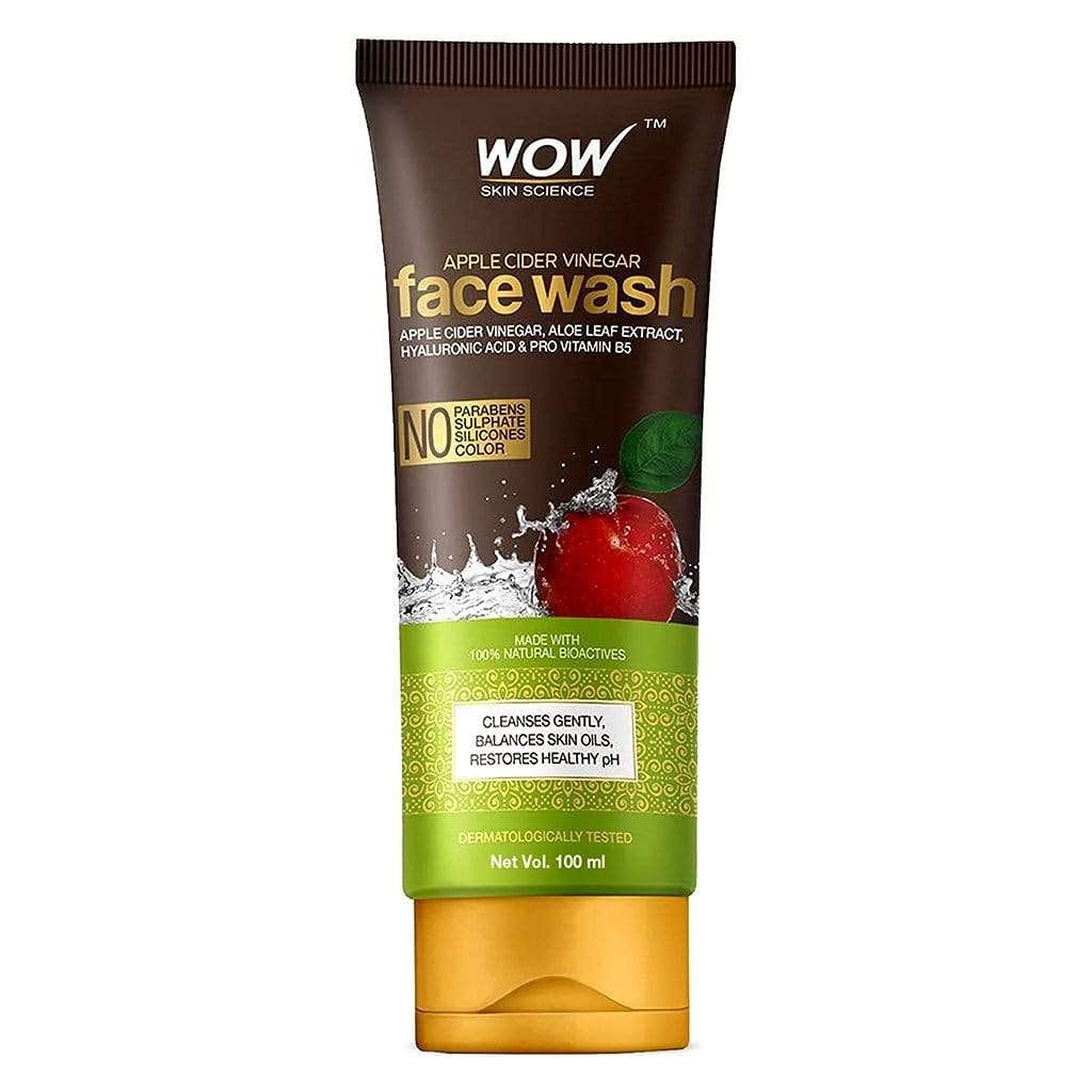 WOW Skin Science Apple Cider Vinegar Face Wash Gel - Deep Pore Cleansing For Smooth Skin,Helps Remove Blackheads- Daily Cleaner & Moisturizer Beauty & Personal Care WOW Skin Science