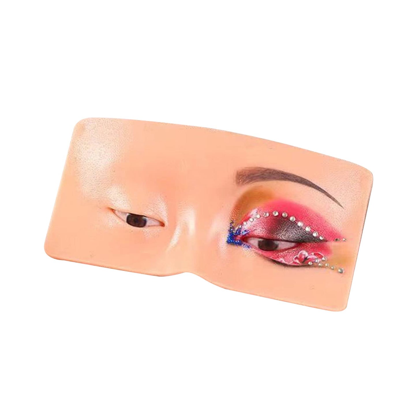 muzlee Face Eyes Makeup Practice Board 3D Realistic Face Skin Board Practice Model for Eyeshadow Eyeliner Eyebrow Lash Mapping Beauty & Personal Care muzlee