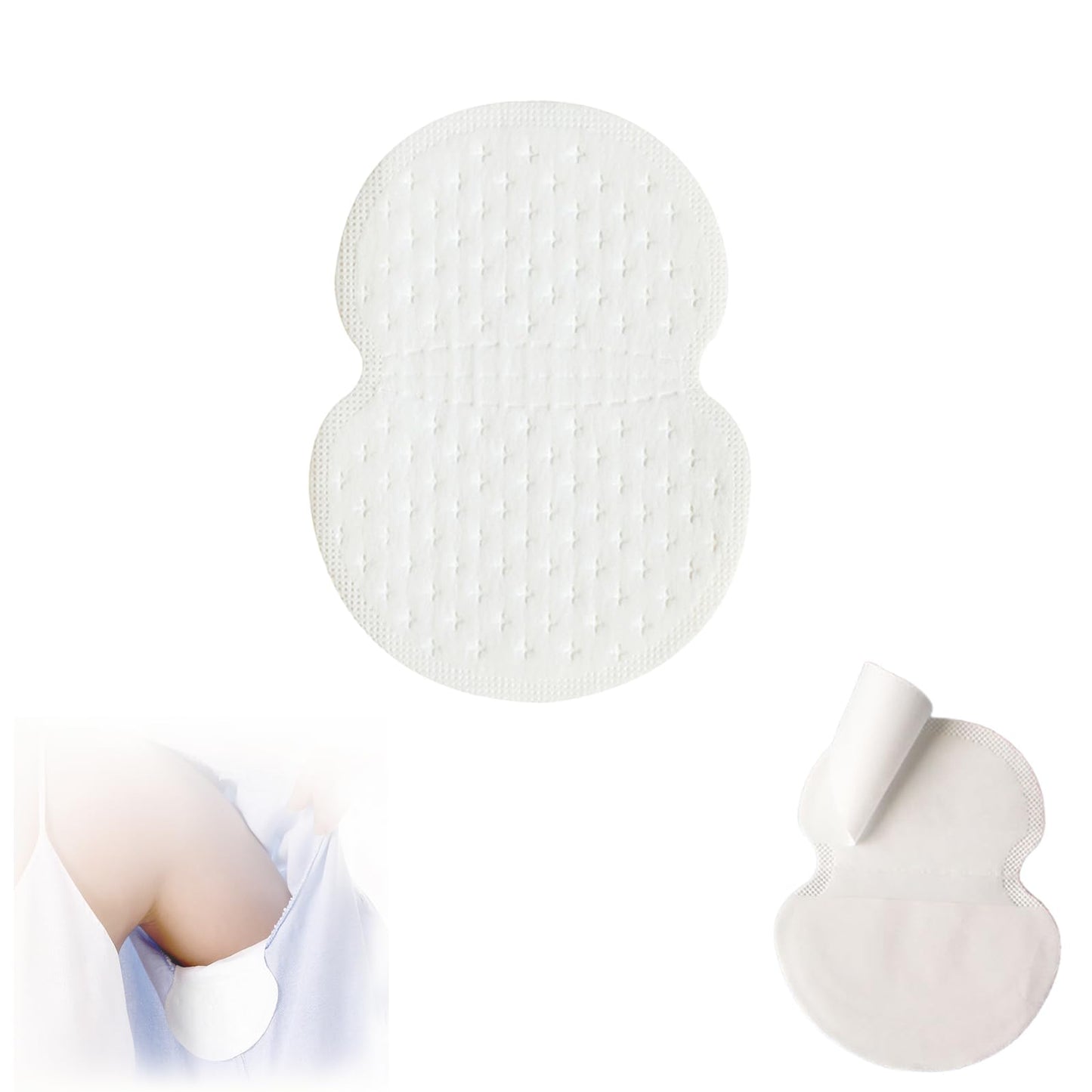 60PCS Armpit Sweat Pads - Ultra-Absorbent Underarm Dress Shields for Men & Women Discreet & Disposable Armpit Sweat Protection (S) Beauty and Personal Care jwflck