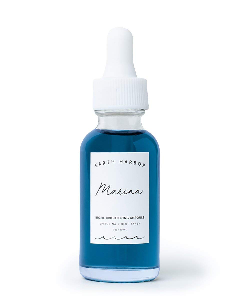 MARINA Biome Brightening Serum Ampoule, 12 Botanical Actives to Reduce Redness, Uneven Tone treatment for body, ampoule serum for All Skin Types, 1 fl Beauty & Personal Care Earth Harbor